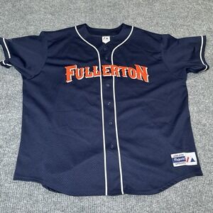 Majestic Athletic Apparel Cal State Fullerton Baseball Jersey 2006 Men's Size 2X